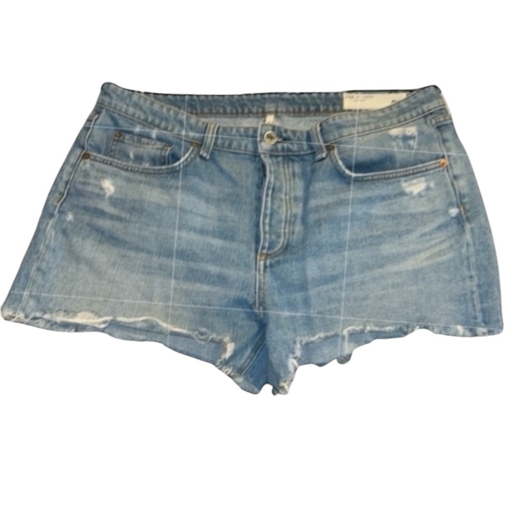 rag & bone Light Blue Jean Shorts